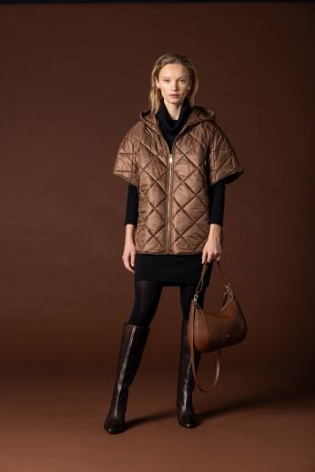 Quilted poncho