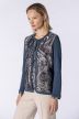 Knitted twinset with paisley print